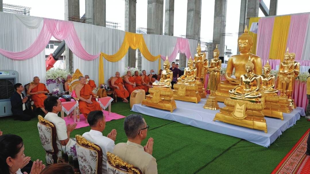 รายงานพิเศษ - อัญเชิญพระพุทธรูป5พี่น้อง ตั้งที่วัดหลวงพ่อบ้านแหลม