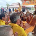หลวงปู่ศิลา ร่วมสร้างเหรียญหลวงพ่อคูณ รุุ่น สร้างบารมี วัดบ้านไร่