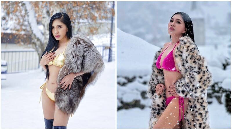 “เอ้ ชุติมา” แหกขนมิงค์ อวดความแซ่บหุ่นเป๊ะในวัย 50 กว่า จัดทูพีชกลางหิมะ