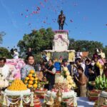 นางรำกรุงเก่า กว่า 2,000 คน รำบวงสรวง ถวายสมเด็จพระเจ้าอู่ทอง ปฐมกษัตริย์กรุงศรีอยุธยา