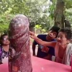 ที่พึ่งชาวบ้าน แห่ขอโชคลาภ-เลขเด็ด ปลัดขิกใหญ่ยักษ์ จุดธูป-ลูบแป้งเห็นชัด เล็งเสี่ยงดวง