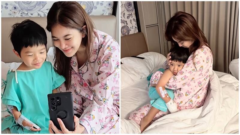 ก้อย หวั่น น้องทะเล ซ้ำรอยเดิม หลังไข้ขึ้นสูง ต้องฉลองวันสำคัญที่โรงพยาบาล