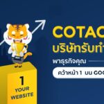 Cotactic บริษัทรับทำ SEO พาธุรกิจคุณคว้าหน้า 1 บน Google
