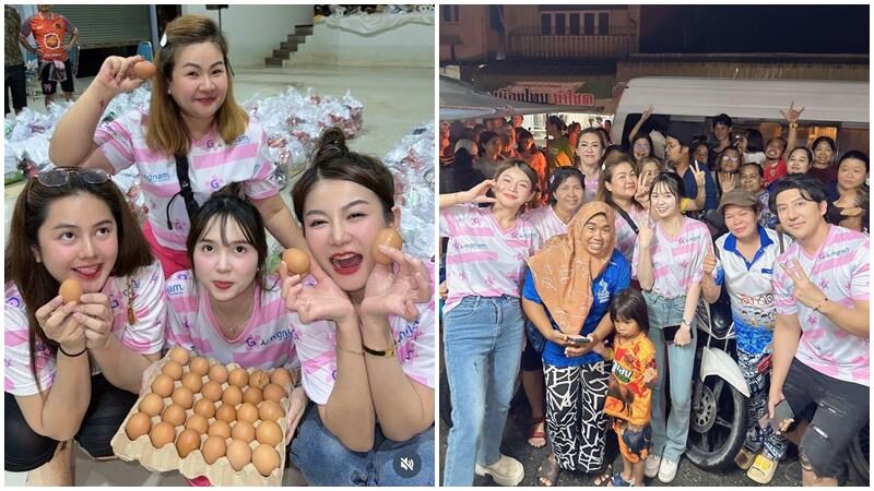 ครูเบียร์ ควงเพื่อนอินฟลูฯ ลงพื้นที่ภาคใต้ ช่วยเหลือผู้ประสบภัยน้ำท่วม
