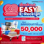 ขานรับนโยบายรัฐ โก โฮลเซลล์ หนุน Easy E-Receipt 2.0 กระตุ้นซื้อ ปลุกใช้จ่าย ตรุษจีน