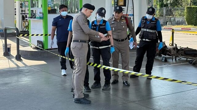 Young man shot dead at Songkhla petrol station, police search for suspects | News by Thaiger