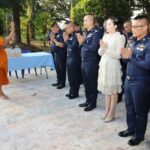 กองบิน 46 จัดพิธีทำบุญตักบาตรข้าวสารอาหารแห้ง เนื่องในโอกาสวันขึ้นปีใหม่2568