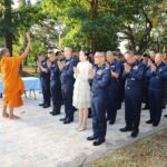 กองบิน 46 จัดพิธีทำบุญตักบาตรข้าวสารอาหารแห้ง เนื่องในโอกาสวันขึ้นปีใหม่2568