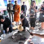 ญาติอัญเชิญดวงวิญญาณ หมวดบรรรัง กลับบ้าน ประกอบพิธี รดน้ำศพ วัดสายไหม