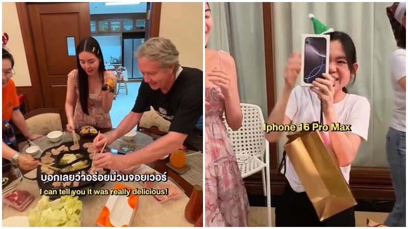 เอวา จัดเต็มเลี้ยงฉลองปีใหม่บนบ้าน 13 ชั้น กับพี่แม่บ้าน 20 คน พร้อมเปย์หนัก 