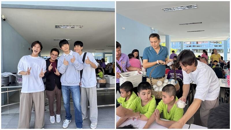 ใจฟู! พี่จอง-คัลแลน บริจาค 2 ล้าน ให้โรงเรียนปัญญาวุฒิกร เนื่องในวันเด็กแห่งชาติ