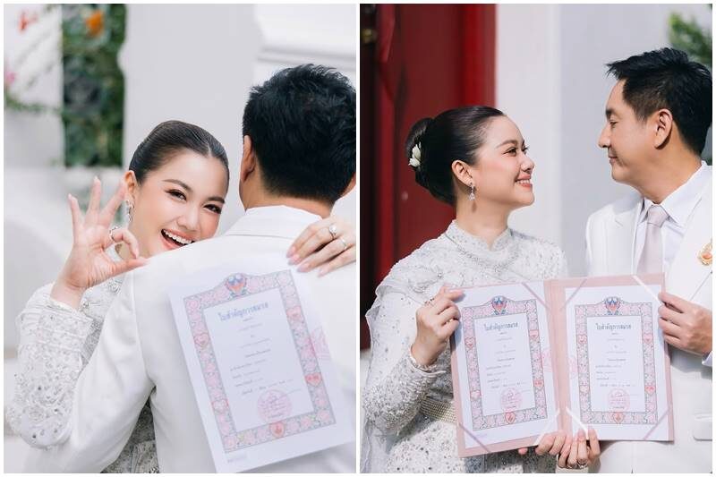 หมิง ชาลิสา แต่งงาน