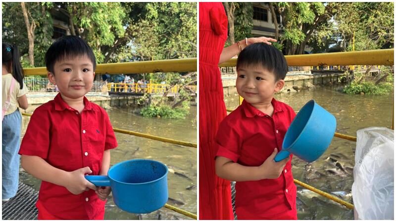 พลอย อัยดา เคลื่อนไหวโพสต์แรก พาลูกเข้าวัดทำบุญรับปีใหม่