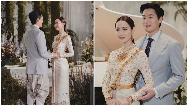 ส่องโมเมนต์ คืนส่งตัวเข้าหอ แต้ว-ประณัย คู่สามีภรรยาป้ายแดง
