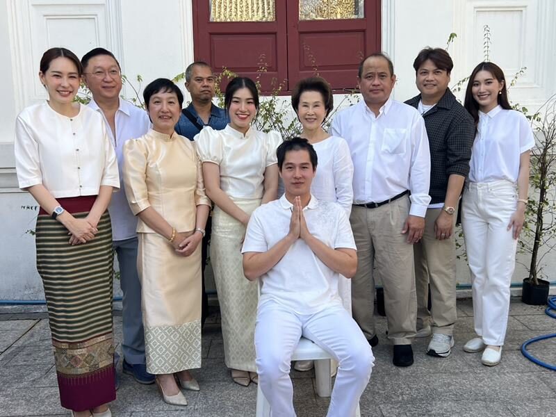 พระทอย ห่มผ้าเหลือง บวชทดแทนคุณพ่อแม่ ได้รับฉายาทางธรรม ‘ปฐมวํโส’