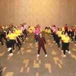 สมาคมภริยาข้าราชการสำนักงานปลัดกระทรวงกลาโหม จีดกิจกรรม ”ขยับนิด...พิชิตโรค”