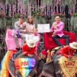 สวนนงนุชพัทยา จัดจดทะเบียนบนหลังช้าง คู่รัก LGBTQ+ แห่ร่วมคึกคัก