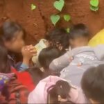 น่าสงสาร เด็กนร.กะเหรี่ยง ผวาหนัก เครื่องบินพม่าปูพรมทิ้งระเบิด หนีตายหลบคูข้างโรงเรียน