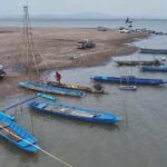 ลำตะคองวิกฤต ระดับน้ำลดฮวบ เหลือ22% ถ.มิตรภาพสายเก่าโผล่ ชาวประมงเดือดร้อนหนัก