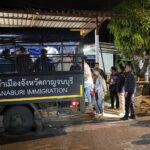 ตม.กาญจน์ บุกห้องเช่าบ้าน รวบ 22 แรงงานเถื่อน 1 คนนำพาชาวไทย ย้ำคุมเข้มชายแดน