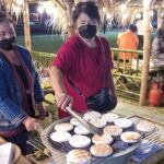 ขนมโบราณ อุดรธานี ข้าวปุ้นจี่ แปลกใหม่ รสชาติอร่อยมาก กินคู่แจ่วบองสุดแซบ   