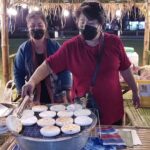 ขนมโบราณ อุดรธานี ข้าวปุ้นจี่ แปลกใหม่ รสชาติอร่อยมาก กินคู่แจ่วบองสุดแซบ   