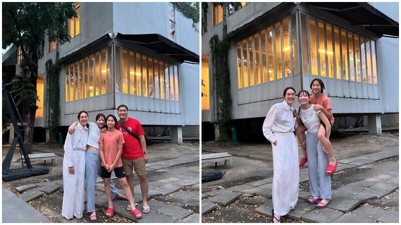 ขายบ้านได้แล้ว! ตุ๊ก พร้อมลูกๆและบ๊วย อดีตสามี ถ่ายรูปกับบ้านแห่งความทรงจำครั้งสุดท้าย