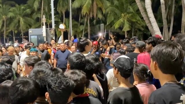 Bang Saen Beach boxing event mistaken for brawl alarms locals | News by Thaiger