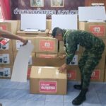 สนธิกำลัง จับกุม ชาวจีน ลักลอบขนจานดาวเทียม สตาร์ลิงค์ 38 ลัง เตรียมส่งแก๊งคอลเซ็นเตอร์