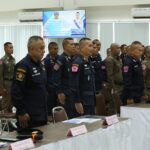 รองจ๋อ ร่วมการฝึกทบทวนการทำหน้าที่ ตามกฎหมายชุมนุมสาธารณะตำรวจคฝ.