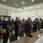 รองจ๋อ ร่วมการฝึกทบทวนการทำหน้าที่ ตามกฎหมายชุมนุมสาธารณะตำรวจคฝ.
