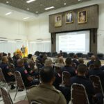 รองจ๋อ ร่วมการฝึกทบทวนการทำหน้าที่ ตามกฎหมายชุมนุมสาธารณะตำรวจคฝ.