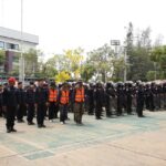 รองจ๋อ ร่วมการฝึกทบทวนการทำหน้าที่ ตามกฎหมายชุมนุมสาธารณะตำรวจคฝ.