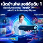 ทรูออนไลน์ บ้านไฟเบอร์อันดับ 1 ที่เดียวที่มาพร้อมกล่อง TrueID TV Gen3 กล่องทีวี AI อัจฉริยะ 