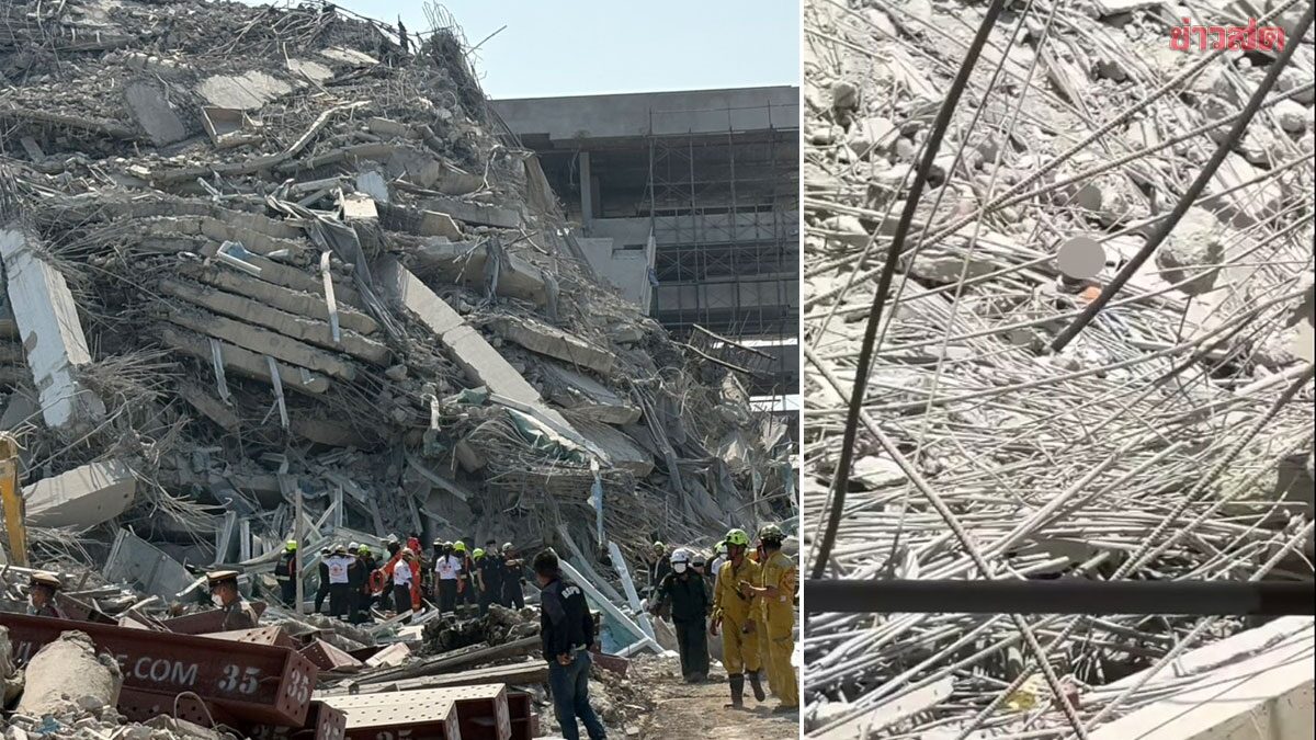 Mở ảnh công nhân xây dựng Bị đè bẹp bởi tòa nhà sụp đổ Động đất Yêu cầu giúp đỡ Các quan chức đã nhanh chóng đến giúp đỡ.