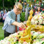 นายกสภา มก. และ รักษาการอธิการบดี มก. กล่าวอวยพรเนื่องในวันสงกรานต์