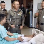 ผบช.น. รุดเยี่ยมตำรวจบาดเจ็บ จับกุมคดียาเสพติด มอบเงินช่วยเหลือบำรุงขวัญกำลังใจ