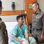 ผบช.น. รุดเยี่ยมตำรวจบาดเจ็บ จับกุมคดียาเสพติด มอบเงินช่วยเหลือบำรุงขวัญกำลังใจ