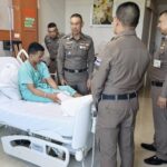ผบช.น. รุดเยี่ยมตำรวจบาดเจ็บ จับกุมคดียาเสพติด มอบเงินช่วยเหลือบำรุงขวัญกำลังใจ