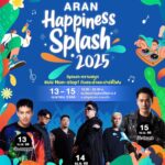 ARAN Happiness Splash 2025 สงกรานต์อรัญฯ สาดน้ำชุ่มฉ่ำ ปาร์ตี้โฟม-ซุ้มน้ำมนต์