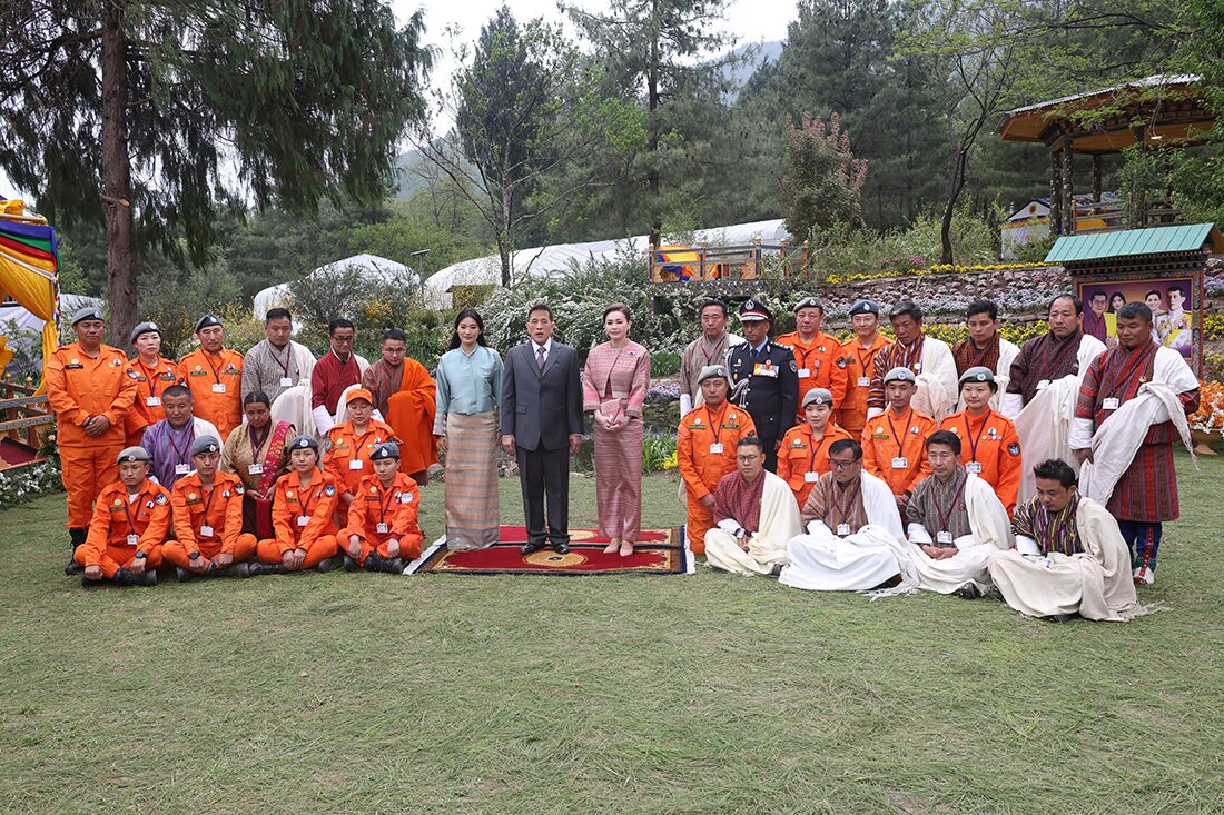 ในหลวง พระราชินี เสด็จฯ โครงการหลวงเดเชนโชลิง สมเด็จพระราชินีแห่งภูฏาน เฝ้าฯ รับเสด็จ