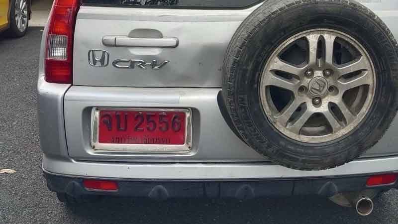 Man arrested in stolen car with fake plates bought for 40,000 baht | News by Thaiger