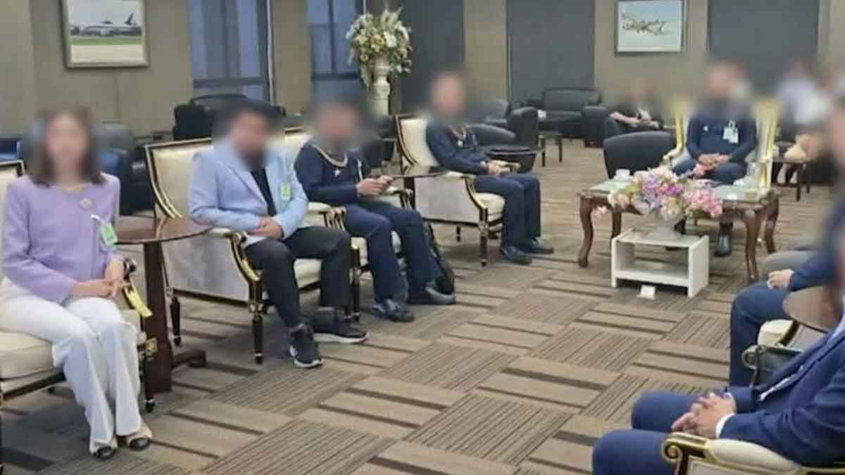 กองทัพอากาศ แจงภาพ ไฮโซเก๊-ดาราสาว นั่งร่วมวงนายทหาร ในห้องรับรอง