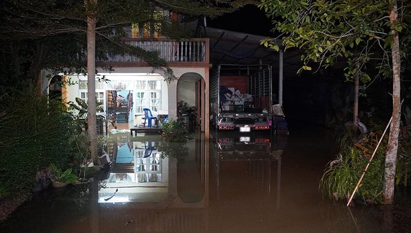 Unexpected flooding hits Phatthalung despite no rain | News by Thaiger