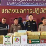 รวบหนุ่มเชียงใหม่ ขนยาบ้า 3.6 ล้านเม็ด ซุกปะปนพืชผลเกษตร เตรียมส่งตลาดปทุมธานี