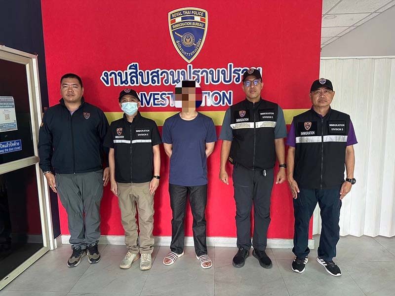 Chinese national arrested for overstaying visa in Chiang Mai | News by Thaiger