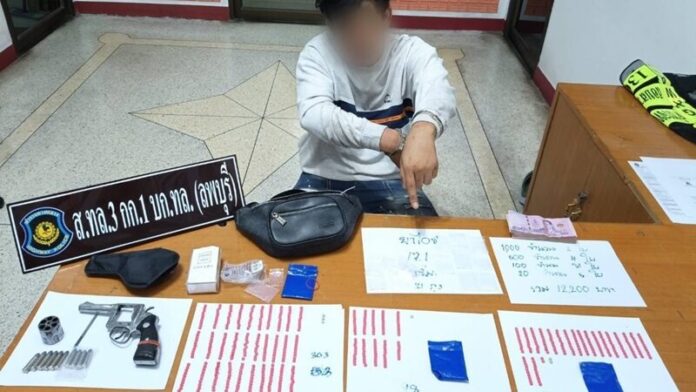 Man arrested with drugs and firearm after evading Lop Buri checkpoint | News by Thaiger
