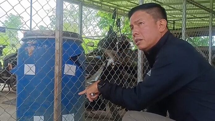 Murder mystery: Man's body in barrel at Nakhon Sawan reservoir | News by Thaiger