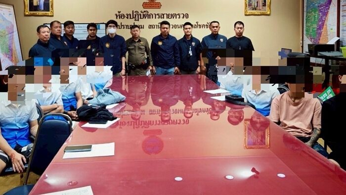กรมจัดหางาน บุกรวบ หนุ่มบาร์โฮสต์ ร้านดังย่านห้วยขวาง พบต่างชาติทำงานผิดกฎหมาย นั่งผสมเหล้า ดูแลลูกค้า เจอนายจ้างทำผิดด้วย คุมตัวดำเนินคดี