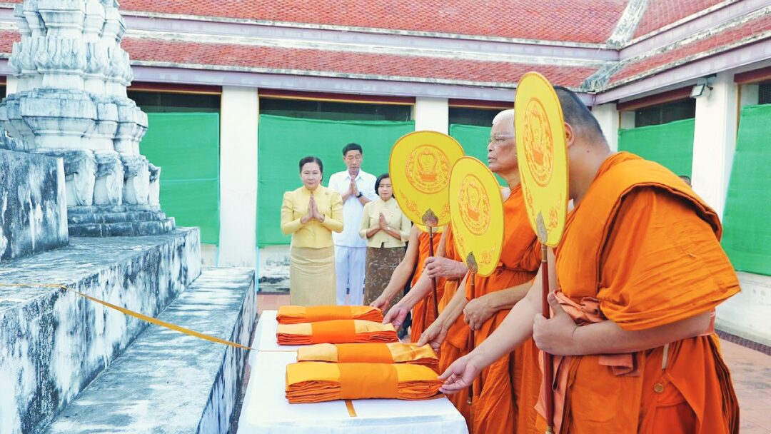 ข่าวสดพระเครื่อง - สมุทรสงครามจัดพิธีบวงสรวง บูรณะโบราณสถานวัดอัมพวันฯ